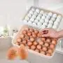 JUSTDOLIFE Egg Container Thickened Shock-proof 34-Grid Egg Holder Egg Storage Box JUSTDOLIFE Egg Container Thickened Shock-proof 34-Grid Egg Holder Egg Storage Box