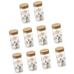 Clear Glass Canister Snack Sugar Treat Tea Storage Jar Suit for Kitchen Decoration