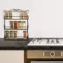 3-Tier Spice Rack Spice Jars Bottle Holder Storage Organizer goalBY Black 3-Tier Spice Rack Spice Jars Bottle Holder Storage Organizer goalBY Black