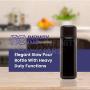 Infinity Jars 100ml (3.4 fl oz) Black Ultraviolet Glass Slow Pour Bottle
