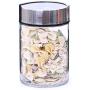 WANGLXST Airtight Food Storage Container, Storage Jar, Dried Fruit Bottle Good Sealing Heat-Resistant Borosilicate Glass Sealed Cans Sealed Bottle Box, Transparent
