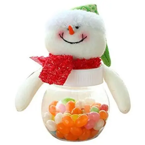 Debuy Baby Kids Christmas Candy Jar Storage Bottle Santa Bag Sweet Christmas GIF Box Xmas Home Decor (Round Base Snowman) Debuy Baby Kids Christmas Candy Jar Storage Bottle Santa Bag Sweet Christmas GIF Box Xmas Home Decor (Round Base Snowman)