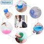 Empty Cream Jars 20ml 9PackTravel Accessories Containers Sets Leak-proof Silicone&PP for Toiletries Compact Travel Size Bottles with Hard Sealed Lid for Makeup Face Body Hand Cream Jar