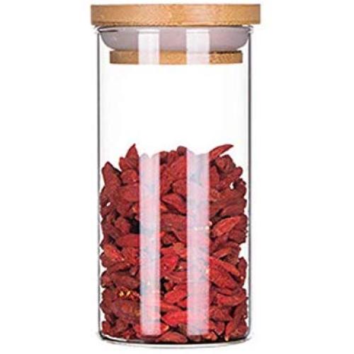 Kitchen Glass Sealed Cans Tea Sealed Cans Multi-function Food Grains Cans Storage Sealed Bottles (Size : XS)