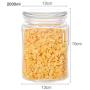 Yl Ly Sealed Tank Storage Tank Large-Capacity Multi-Grain Candy Snacks Storage Tank Kitchen Transparent Glass Bottle 2L