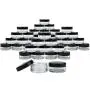 Bouteilles Rondes Transparentes 5G/5ML avec Caps Noirs pour Perles, Pierres Précieuses, Brillant, Charms, Petits Articles de Loisirs Créatifs – BPA Free (Quantité : 200pcs) Bouteilles Rondes Transparentes 5G/5ML avec Caps Noirs pour Perles, Pierres Précieuses, Brillant, Charms, Petits Articles de Loisirs Créatifs – BPA Free (Quantité : 200pcs)
