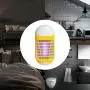 2er Pack Elektrischer Mückenvernichter mit UV-LED Nachtlicht, Elektronische Insekten-Fliegenfalle für Innen- und Außenbereich