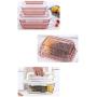 Plastic Kitchen Square Food Storage Containers Canister Grain Storage Tanks Food Storage Jar Airtight Food Storage Containers-weibo