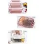 Plastic Kitchen Square Food Storage Containers Canister Grain Storage Tanks Food Storage Jar Airtight Food Storage Containers-weiboluo