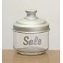 Italo Ottinetti Glass Jar with Matt Aluminium Lid 0.5 Litre Sale, Metallic, one Size