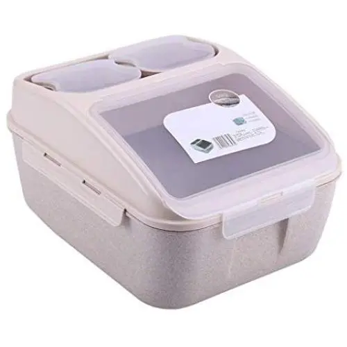 Bouteilles et Crécines de Rangement pour Riz, Seau de Rangement de Riz 10kg, Hermétique, Anti-humidité, Anti-insectes, Boîte de Rangement Saine et Propre pour la Cuisine (Couleur : Jaune, Taille : 41x29x22cm) Bouteilles et Crécines de Rangement pour Riz, Seau de Rangement de Riz 10kg, Hermétique, Anti-humidité, Anti-insectes, Boîte de Rangement Saine et Propre pour la Cuisine (Couleur : Jaune, Taille : 41x29x22cm)