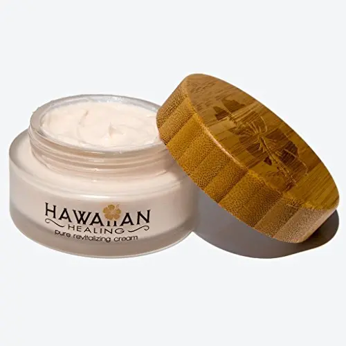 Crème Visage Anti-Âge et Hydratante Hawiiane à la Fleur de Macadamia Organique Hawaiienne et au Miel Organique Hawaiien Astaxanthine pour Réduire l'Apparition des Rides et des Lignes de Rides (100g)