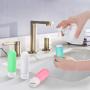 Travel Bottles Set,Yolaist 3oz Squeeze Silicon Bottle Set,Leak-proof Travel Size Tubes,TSA Approved Portable Toiletries Containers For Shampoo Conditioner Lotion Soap Liquids (4 Pack)