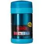 Thermos Edelstahl 350 ml Vakuumisolierter Lebensmittelbehälter mit Faltlöffel, Blau