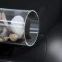 Clear Glass Canister with Cork fit for Sugar Tea Storage Jar Kitchen Decor