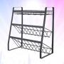 UPKOCH Standing Rack Spice Rack Kitchen Countertop Storage Organizer Spice Bottle Jar Rack Holder Three Layers Shelf Holder