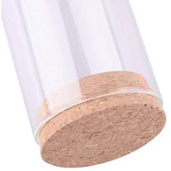 Glass Kitchen Canister Snack Sugar Tea Storage Jar Bottle Transparent with Cork
