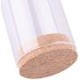 Glass Kitchen Canister Snack Sugar Tea Storage Jar Bottle Transparent with Cork