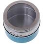 RingBuu Seasoning Jar - 1pc, Stainless Steel Seasoning Spice Storage Jar Tins Container with Clear Shaker Lids Kitchen Gadgets Tool