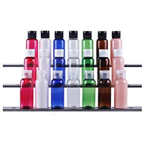 6PCS/12PCS 50ml 1.7oz Empty Plastic Upscale Portable Refillable Cosmetic Makeup Lotion Cream Container Bottle Holder Storage Jar Pot with Flip Cap (12pcs)