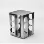 Mini Spice Jars Stainless steel cruet rotating basket food storage storage tank