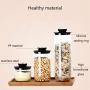 WANGLX ST Food Storage Tank Set - Dried Fruit Bottle Milk Powder cans Sealed Cans Sealed Bottle Storage Jar Good Sealing, A