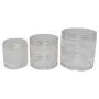 Transparente, klare Make-up-Behälter aus Kunststoff, 2er-Set, 3 Größen (1 Set)