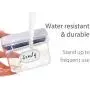 Étiquettes Écrites Amovibles pour Nourriture, Étiquettes Imperméables pour le Cuisinier et l'Organisation de la Maison, Pack de 64 Étiquettes Écrites Amovibles pour Nourriture, Étiquettes Imperméables pour le Cuisinier et l'Organisation de la Maison, Pack de 64