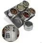 Edelstahl-Magnet-Gewürzbox Küchengewürzbehälter Dichtung Magnetische Box Multifunktional 6 Stück/Set