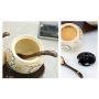 Mini Spice Jars Creative ceramic seasoning jar three-piece suit kitchen utensil set