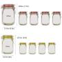 Mason Jar Zipper Bags Reusable Snack Saver Bag Leakproof Food Sandwich Storage Bags for Travel Kids (12 pieces)