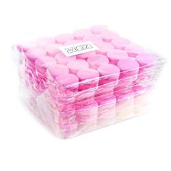 5Gram Cosmetic Containers 100pcs Tiny Makeup Sample Jaws with Pink lids