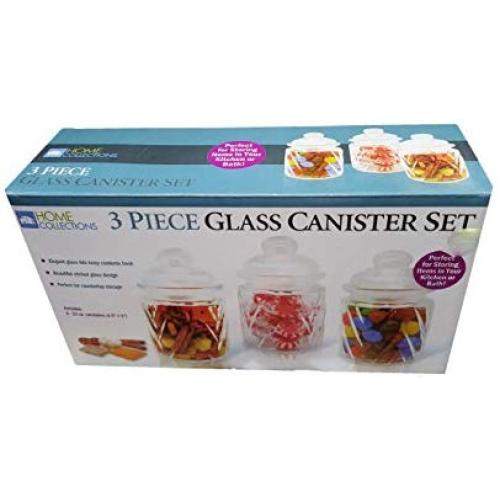 3-teiliges Glasbehälter-Set mit Gravur, 10 oz / 4,5inch x 5inch