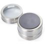 Magnetic Spice Tins Set,Seasonings Can,6/12pcsStainless Steel Round Storage Container Jars Great for For Salt,Pepper,Herbs Or Seasonings(6cps)