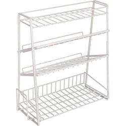 GBX Kitchen Cabinet Shelf Organiser,Shelf Racks Home Iron Rack Multi Layer Spice Jar Storage Rack Household Beverage Storage Rack