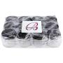Beauticom 2 oz./ 60 Grams/ 60 ML (Quantity: 36 Packs) Thick Wall Round Clear Plastic LEAK-PROOF Jars Container with BLACK Lids for Cosmetic, Lip Balm, Lip Gloss, Creams, Lotions, Liquid