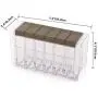 6 Mini Râpe à Sel et Poivre avec Couvercle Glissant – Bouchons de Condimenterie – Assiettes à Épices pour Restaurant, Maison, Cuisine – Gris 6 Mini Râpe à Sel et Poivre avec Couvercle Glissant – Bouchons de Condimenterie – Assiettes à Épices pour Restaurant, Maison, Cuisine – Gris