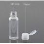 12Pcs (30ml/1oz) Clear Empty Plastic Bottle with Flip Lid Refillable Portable Makeup Holder Jars Pot Squeezing Bottle Travel Storage Sub Bottling for Lotion Liquids Emulsion Shampoo