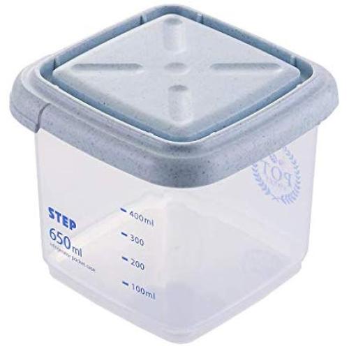 Sealed Grain Storage Container Food Nut Milk Powder Tea Portable Kitchen Refrigerator Transparent Plastic Storage Box 650ML Food Dispensers