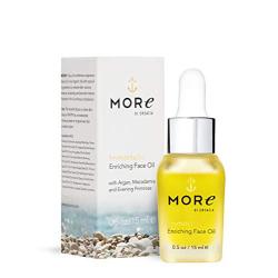 MORe di Croatia - Dubrovnik Gold Face Oil with Immortelle, Argan, Macadamia, Evening Primrose - Enriching Anti-Ageing Moisturizer - Pure, Natural, Paraben + Cruelty Free (0.5 oz /15 ml)