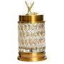 joyMerit Kitchen Canister Set With Airtight Lid For Food Storage, Store Coffee, Sugar, Tea, Spices, Dry Food and More (Deer Statue)