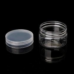 80Ml Empty Plastic Container For Slime Foam Light Clay Organizer Makeup Jar Nail Box Cosmetic Pot Cream Bottle Food Storage Can