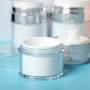 MISAZ 3 Pieces Airless Pump Jars Empty Refillable Cosmetic Containers Lotion Bottle Eye Cream Jars Makeup Sample Vials for Women Girls Beauty Travel Size,15/30/50ML, White