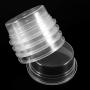 Toyvian 50pcs 20g Slime Storage Containers Plastic Small Cup with Cover