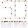 50 Pièces Set - Bouteilles en Ver 2255mm 12ml avec Bouchons en Liège - Idéal pour les Vœux, Échantillons, Stockage – Dropshipping Transparent 50 Pièces Set - Bouteilles en Ver 2255mm 12ml avec Bouchons en Liège - Idéal pour les Vœux, Échantillons, Stockage – Dropshipping Transparent