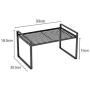 Kitchen Organization Metal Spice Rack Under Sink Holder Jars Shelf Countertop Seasoning Storage Freestanding Display For Cabinet Pantry Shoe Rack (Size : 33x20.5x18.5cm)