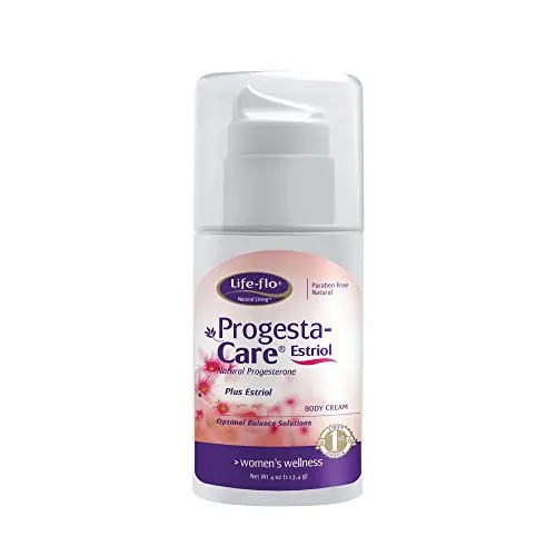 Life-Flo Progesta-Care Estriol | Crème pour le Corps à la Progestérone Naturelle USP & Estriol | Développée par des Médecins pour un Équilibre Optimal | 4-oz Pompe Life-Flo Progesta-Care Estriol | Crème pour le Corps à la Progestérone Naturelle USP & Estriol | Développée par des Médecins pour un Équilibre Optimal | 4-oz Pompe