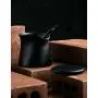Céramique Vintage, Pot à Sucre, Pot à Sel, Pot à Poivre, Récipient de Conserve, Boîte à Épices avec Couvercle et Cuillère pour la Maison et la Cuisine – Noir Céramique Vintage, Pot à Sucre, Pot à Sel, Pot à Poivre, Récipient de Conserve, Boîte à Épices avec Couvercle et Cuillère pour la Maison et la Cuisine – Noir