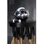 Koziol 2026101 Orion Small Storage Container , cosmos black-crystal clear