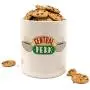 Silber Buffalo FRD201EG Friends Central Perk Logo Keramik Cookie Jar, Groß, Weiß/Grün